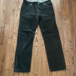 Hickey Freeman Dark Brown Corduroy Pants Men’s Sz 34